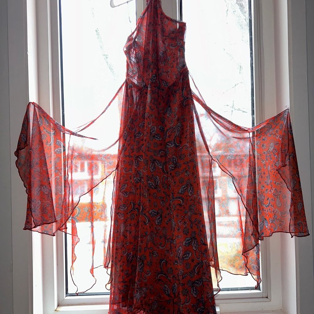 Misa Los Angeles Paisley-print halterneck dress - Picture 8 of 8